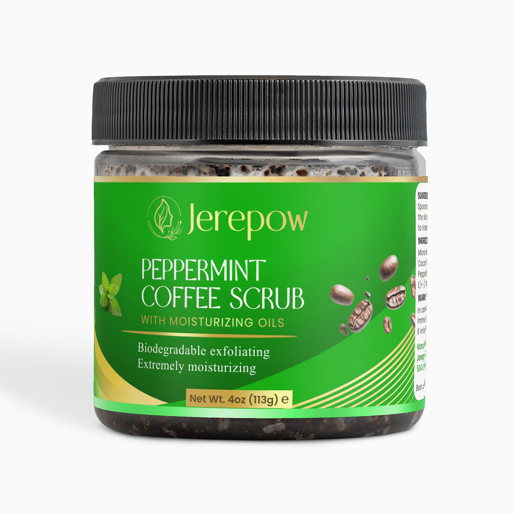 Peppermint Coffee Scrub